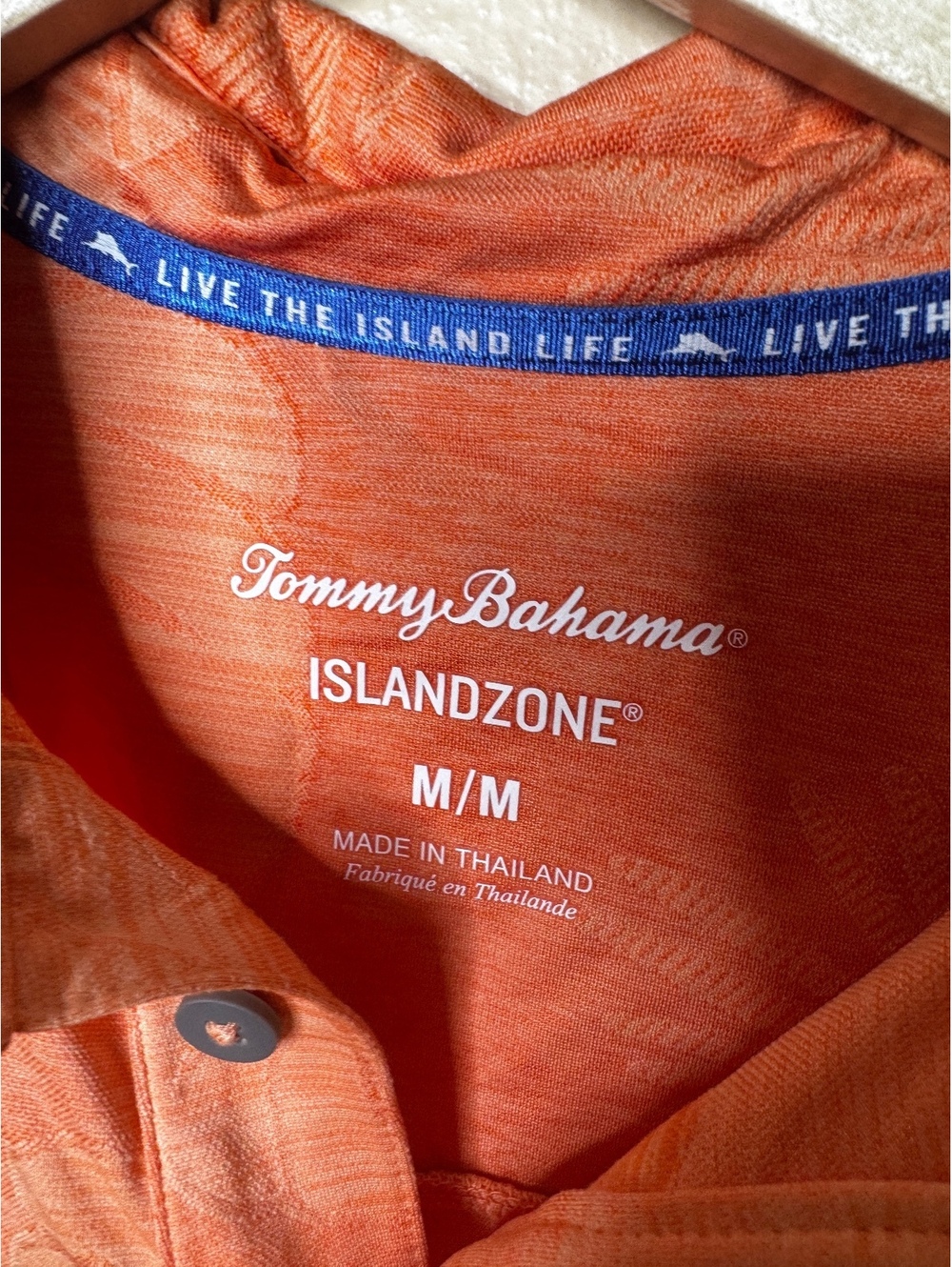 Tommy Bahama IslandZone Polo Shirt Men’s M Coral Tropical Stretch - Picture 2 of 6